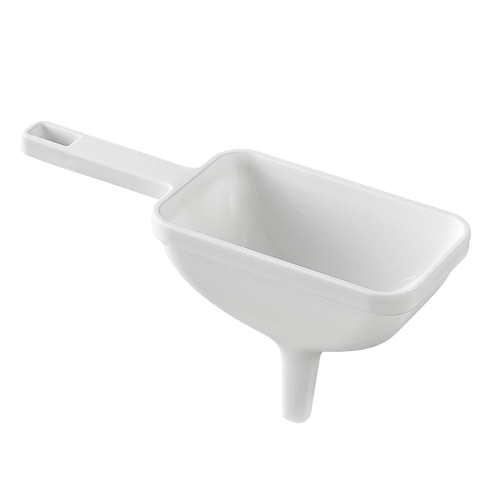 Wectirc White 1 Funnels, Large Wide Mouth Funnels, Funnels, Travel Funnels, Liquid Filing Kitchen Funnels For Bottle Filing Oil, Jam, Perfume, Lab Bottles, Science Laboratory
