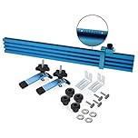 POWERTEC 71633 Woodworking Fence Kit for T-Slot Drill Press Table Tops