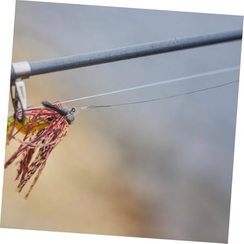 30pcs Líderes de Pesca de Acero con Ganchos y Mosquetones miniatura 5