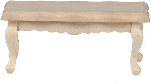 Muebles de madera desnuda de la sala de estar de la mesa de centro festoneada inacabada