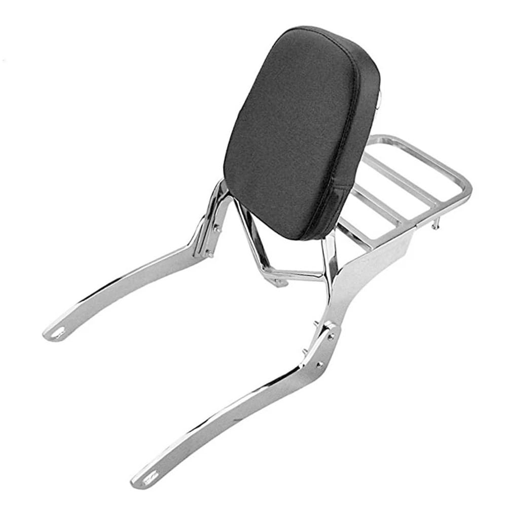 Dosseret passager Virago XV 125 250 avec porte-bagages noir pour moto de 1989 à 2019