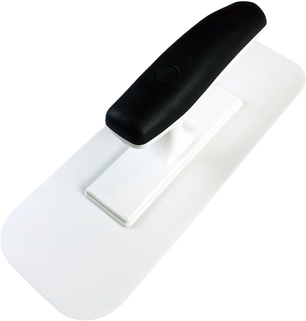 Round End Plastic Trowel | Art Coating,Malay Lacquer Plaster Polishing Knife | Lightweight Mounting Finishing Plastic Trowel Perfect for Scrape,Plastering&Paint Walls (D1147-H)