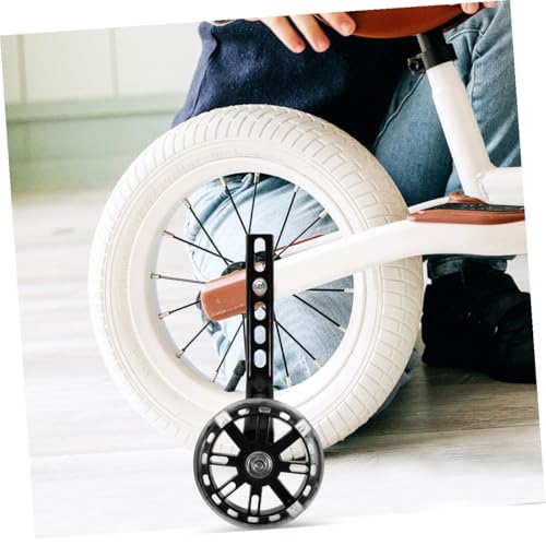 Ruedas de Entrenamiento OSALADI para Bicicleta 4 piezas, Ruedas Auxiliares Resistentes al Desgaste, Estabilizadores Ajustables para Equilibrio y Seguridad en la Conducción miniatura 4