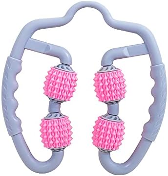 マッサージローラー むくみ 首 腕 足首 筋膜マッサージローラー 脚 マッサージ ローラー むくみ解消 ふくらはぎ セルライト ハンディ 脚痩せ 肩こり 二の腕 美脚 挟む コロコロ 両手タイプ 最新な