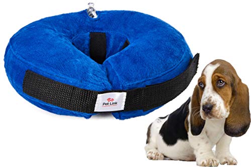 Inflatable Recovery Cone for Dogs After Surgery - Prevents Biting & Scratching