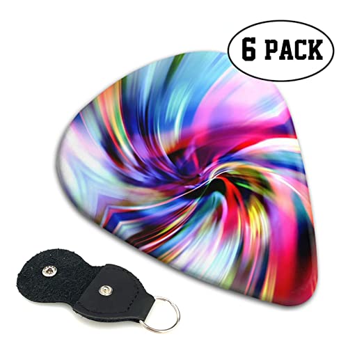 Lot de 6 médiators colorés Tie Dye pour guitare acoustique, guitare électrique, basse, ukulélé – fins, moyens et épais. - Les Beatles, Paul McCartney, John Lennon, RIngo Starr, George Harrison Lot de 6 médiators colorés Tie Dye pour guitare acoustique, guitare électrique, basse, ukulélé – fins, moyens et épais. – Image 3