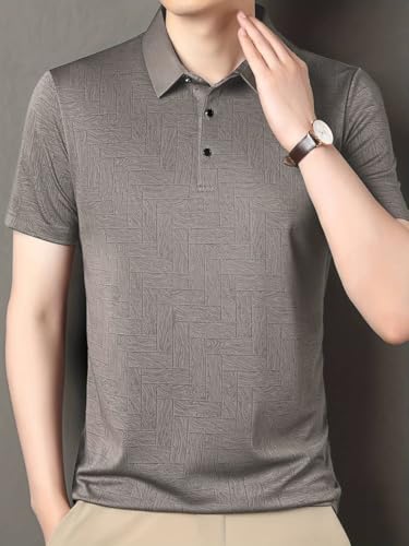 Image of TOPLOT T Shirt for Men || Men Casual T-Shirt || Regular Fit || Printed Polo || Available in Combo Packs (Printed-Polo-5218)