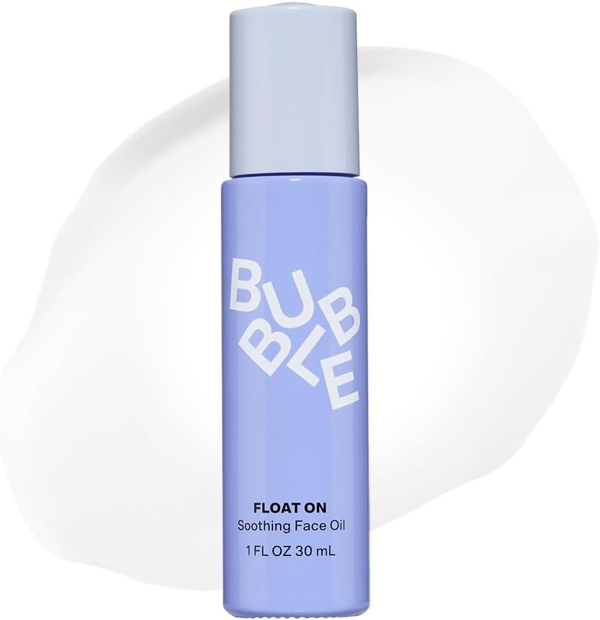 Float On Soothing Face Oil - Lightweight, Hydrating Facial Oil to Help Soothe & Calm Skin - Enriched with Safflower Oil and Prickly Pear - Skin Care Suitable for All Skin Types (30ml)