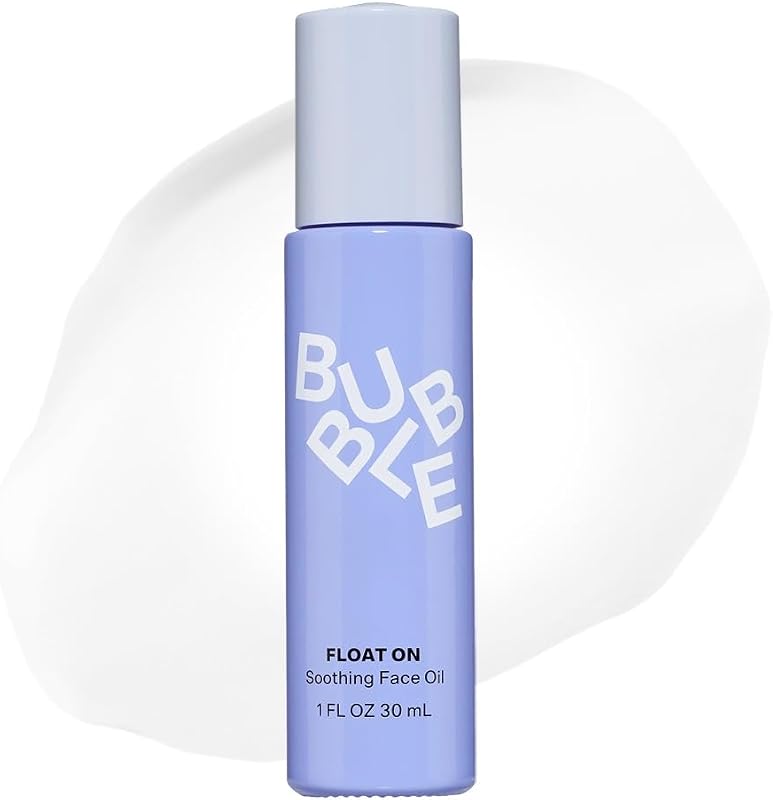 Float On Soothing Face Oil - Lightweight, Hydrating Facial Oil to Help Soothe & Calm Skin - Enriched with Safflower Oil and Prickly Pear - Skin Care Suitable for All Skin Types (30ml)
