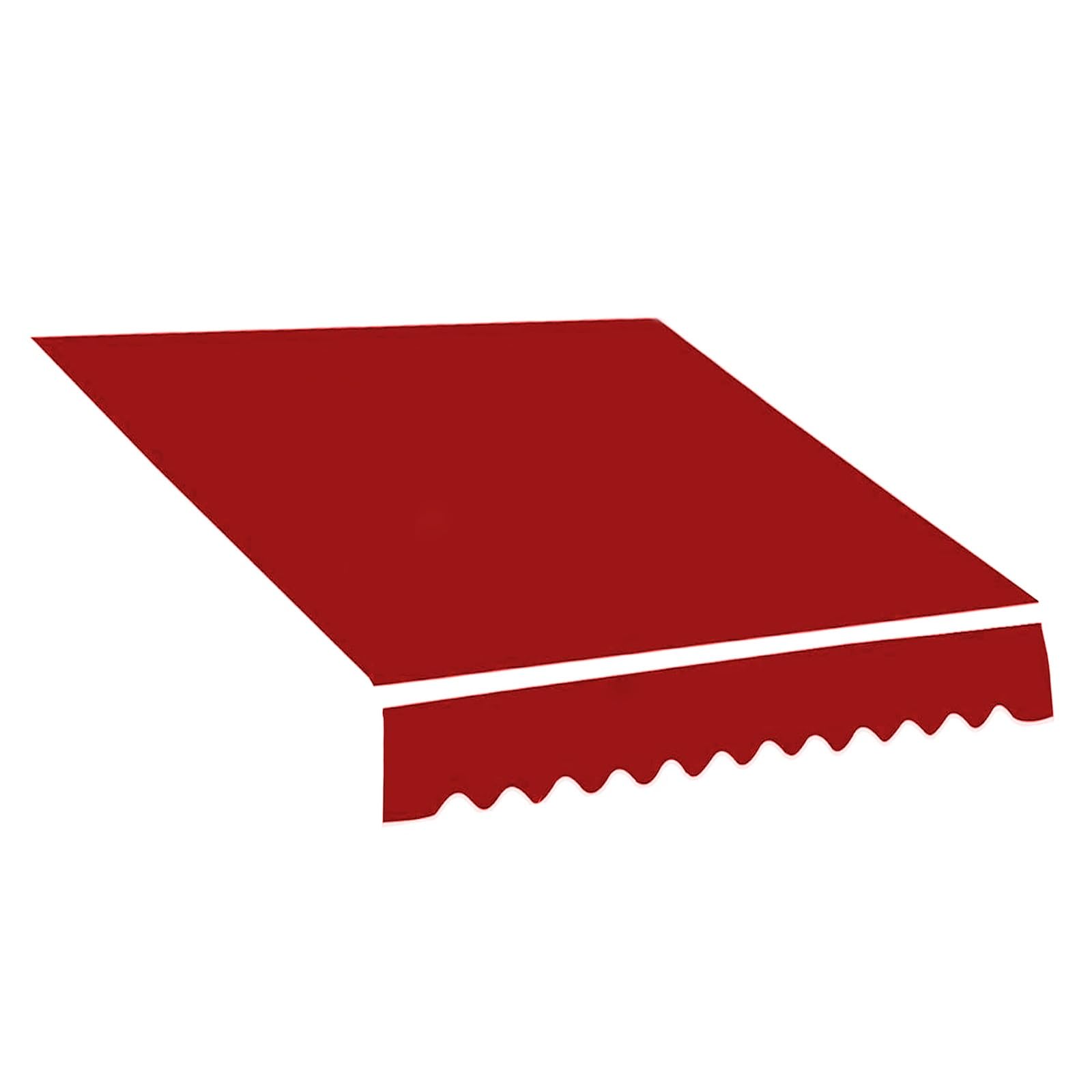 Cubierta roja para toldos de patio lona de repuesto terraza y jardín 3x2,5m