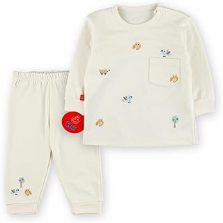 بيجامة اصفر بتطريز على شكل حيوانات، مقاس 0-3 اشهر
