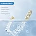 Night Guards for Teeth Grinding, Mouth Guard for Grinding Teeth at Night, Food Grade Silicone, Professional Custom Protection, Save You $2,000, Including 12 Cleaning Tablets 1.5 * 2in+1.8 * 2.3in