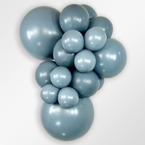 Image of Sempertex Pastel Dusk Blue Balloons, Latex, 11 Inch, 25 Pcs