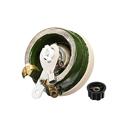 uxcell 1k Ohm 100W High Power Ceramic Wirewound Potentiometer with Knob Rheostat Variable Resistor