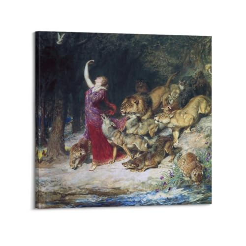 Toile Aphrodite de Briton Rivière - Décoration murale d'intérieur pour bureau et école 60x60cm