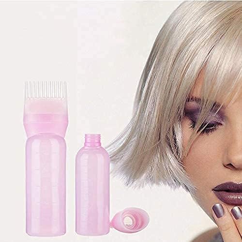 LETURE 120ML Hair Dye Applicator Bottle with Brush – Plastic Hair Oil & Hair Coloring Tool for Salon & Home Use (PAck Of 1) - Image 5 thumbnail