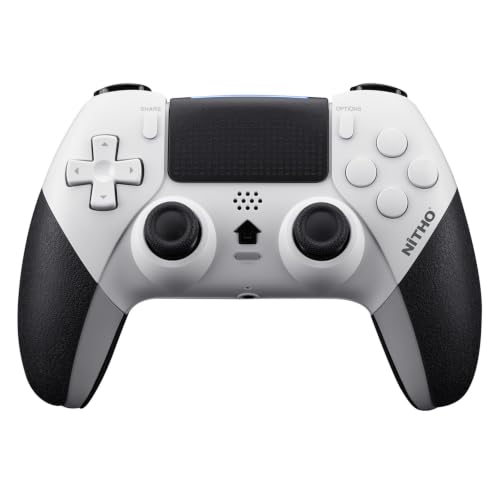 Image of NITHO EVOLUTION Wireless Controller for PS5 /PC /iOS /Android, Gamepad with Hall Effect Triggers and Sticks, Touchpad, Programmable Back Buttons, Turbo Function, Dual Vibration, 6-Axis Motion and 3.5 mm Audio Jack