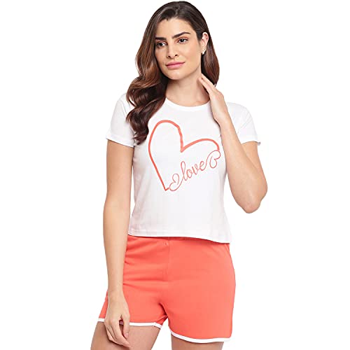 Image of Women's Cotton Printed Top and Shorts Set Pack of 1