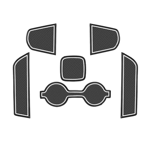 LUWU Accesorios para 2026 Toyota GR86 y Subaru BRZ - Tapetes Antideslizantes para Portavasos - Juego 6 Piezas