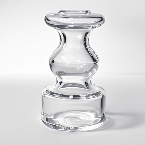 Glass Wine and Beverage Bottle Stoppers, Decorative Clear Candy Jars Lids, Glass Attachment Dry Top (Type C) by Generic - Used condition - US$16.62