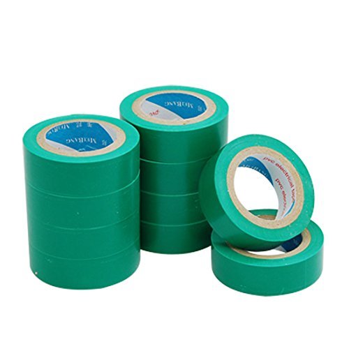 Banggood Green Adhesive Electrical Installation PVC Plastic Tape