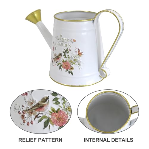 Z² BellaDecor Regador Pequeno de Metal, Regador Bonito para Plantas de Interior, Regador de Jardim p