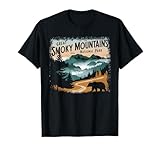 Great Smoky Mountains National Park Tshirt Men Women Bear T-Shirt