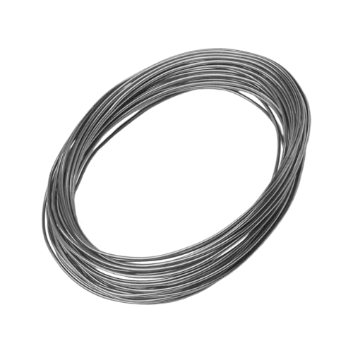 WJnflQN Alambre de Aluminio,Alambre Flexible Para Bonsái Modelado Accesorios | Accesorios Para Pulsera Collar Envoltura de Piedras Preciosas Cuentas