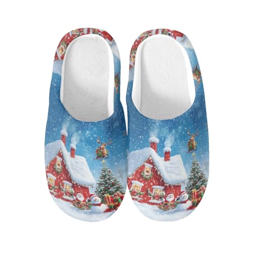 Chaussons Père Noël grande taille 4XL pour pieds sensibles et froids