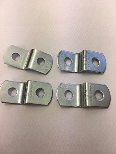 HARDWARE FOR YOU LTDPack of 4 Canvas Offset 6MM Picture Frame Clip Double Hole