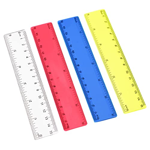 Righelli In Plastica 30 Cm - 4 Pezzi Colorati Per Scuola E Ufficio - Foto 10