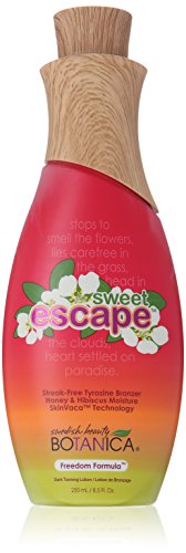 Swedish Beauty Tyrosine Bronzer Tanning Lotion, Sweet Escape, 8.5 Fluid Ounce
