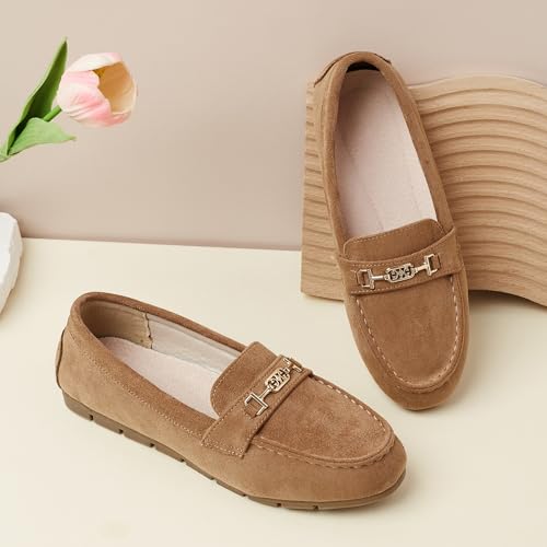 Image of Women's Loafer Shoes Leisure Slip On Work Shoes Comfort Walking Flats