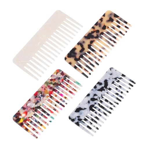 Peigne de salon Healvian à dents larges idéal pour le soin des cheveux sous la douche