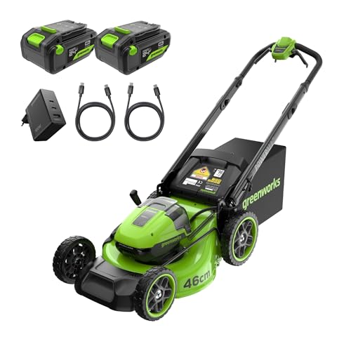 Greenworks 48V (2x24V) Selbstfahrender Akku Rasenmäher bis zu...