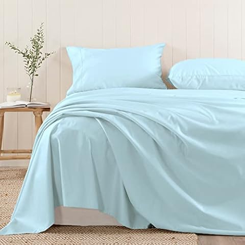 Pizuna 100% Cotton Queen Flat Sheet Cover
