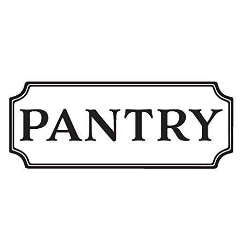 image for Pantry Vinyl Wall Decal by Wild Eyes Signs, Kitchen Glass Door Decal, 