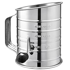 U-Taste 3 Cup Mehlsieb Edelstahl...