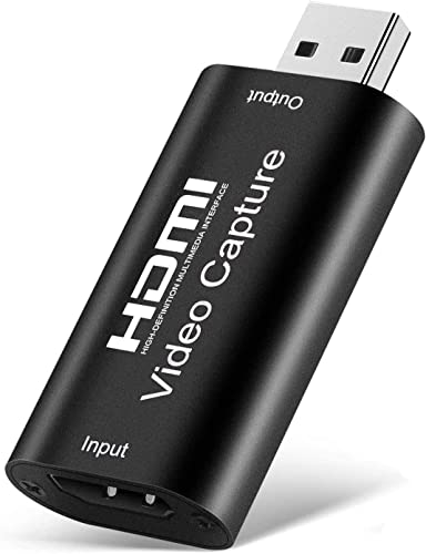 Carte d'enregistrement vidéo, carte de capture vidéo HDMI USB 2.0 1080P USB vidéo et carte de capture audio pour jeu, enseignement, vidéoconférence, prise en charge de diffusion en direct Cover