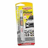 Luxcar - Caneta Retok Automotivo Tira Riscos - Cor Prata Metálico