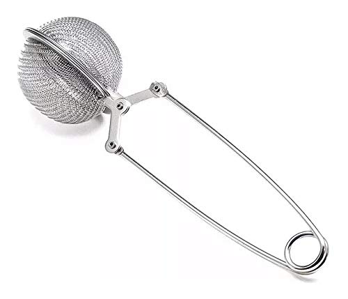 Infusor De Chá E Ervas Inox Peneira Coador Com Cabo - Wincy