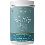 Tone It Up Plant Based Protein and Greens Powder - Vanilla - Organic Pea Protein for Women - with...