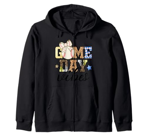 Game Day Vibes Baseball Sudadera con Capucha