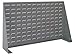 Akro-Mils 98636 Louvered Steel Work Bench Storage Rack for Mounting AkroBin Storage Bins, (36-Inch W x 8-Inch D x 20-Inch H), Gray