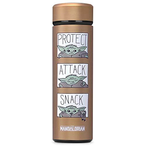 Controller Gear The Mandalorian Protect Attack Snack, Vacuum Insulated Stainless Steel Sport Water B
