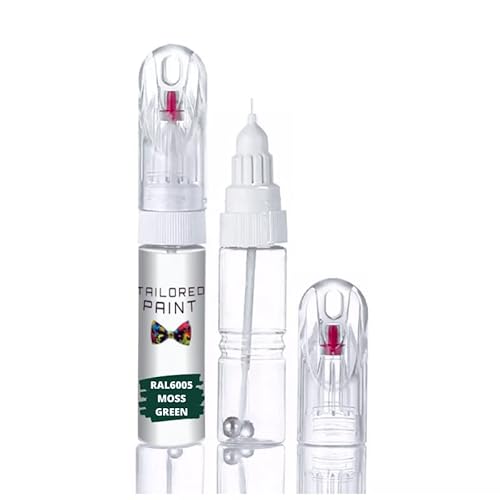 RAL6005 Moss Green Multi Surface Touch Up Paint Pen All in 1 Interior & Exterior Wood, Metal, Plastic, uPVC, Ceramic All Weather Satin 60% Semi-Sheen