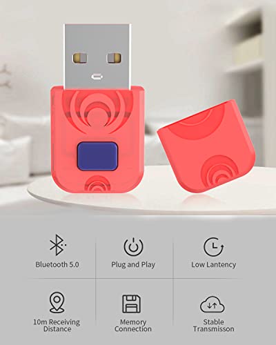 Aolion Bluetooth Controller Adapter For Ps4/ Ps5/ Switch Pro Controller, Wireless Controller Adapter Compatible With Switch/Switch Lite/Windows Pc/Android Tv Box/Steam (Include A Type-C Otg Cable) #TOP5