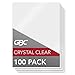 GBC Laminating Sheets, Thermal Laminating Pouches Menu Size, 5mil, HeatSeal Crystal Clear, 100 Pack (3200417)