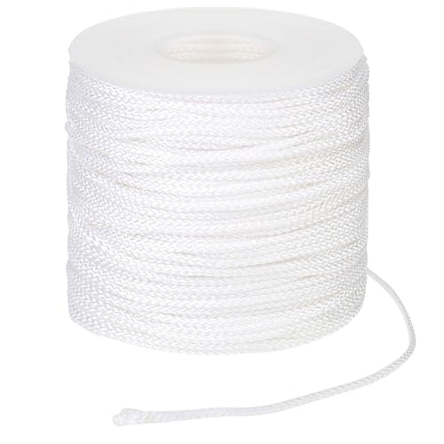 White Braided Lift Shade Cord 1.8mm Roller Blinds Cord...