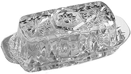 EAPC Star Of David Covered Butter Dish Anchor Hocking